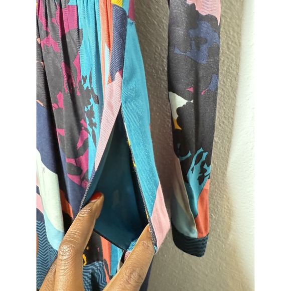 Anthropologie Gillian Abstract Shirtdress x Maeve Size Medium $150 - Picture 5 of 11